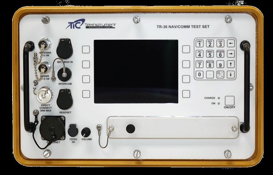 The Test Set was designed to be simple and easy to use as your one source for COMM/NAV ramp testing.