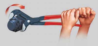 When designing KNIPEX pliers, we give extensive consideration to ergonomic criteria.