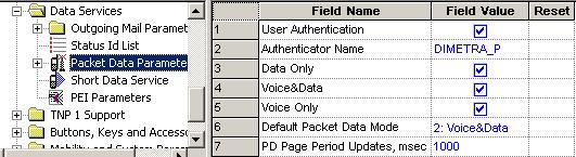 Data Services 3-113 29.1.2.10Indexed This field indicates whether or not this entry is mapped to a button in the One Touch Buttons menu options.