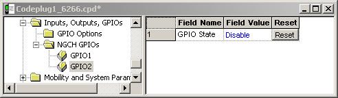 Mobility and System Parameters 3-133 32.2.2 GPIO2 Output the user can setup GPIO1 to work as output pin, in this case, Send specific message indication. GPIO State Selects the GPIO2 state.