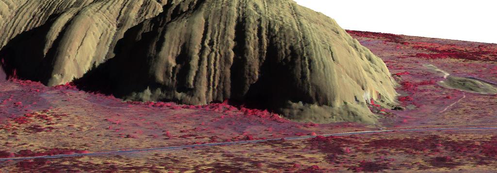 Uluru Rock, Australia Legend Conglomerate Arkose Folded Proterzoic sedimentary rocks Igneous and metamorphic rocks Palaeozoic rocks