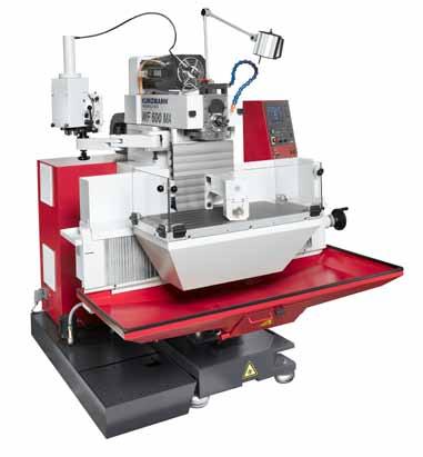WF 600 MA _ Options Universal table WF 600 MA with plexiglass splash guard and arbour holder arbor holder The arbor holder is an additional device for horizontal milling.