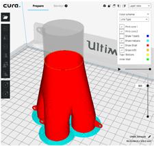 Select your desired settings (layer height/print speed, infill, support and build plate adhesion) under Print Setup.