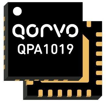QPA119 4.5 7. GHz 1 W GaN Power Amplifier Product Overview Qorvo s QPA119 is a packaged high-power, C-band amplifier fabricated on Qorvo s production.15 um GaN on SiC process (QGaN15). Covering 4.5 7. GHz, the QPA119 provides greater than 1 W of saturated output power and 19 db of large-signal gain while achieving greater than 39% power-added efficiency.