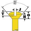 Oval Head Machine Screws Nominal Size Head Dimensions for Oval Head Machine Screws - ANSI B18.6.