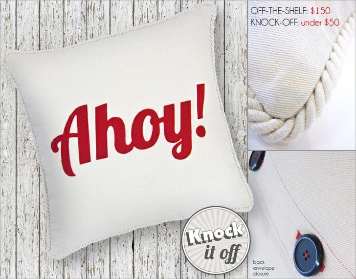 Published on Sew4Home Nautical Ahoy! Appliqué Pillow Editor: Liz Johnson Friday, 25 May 2018 1:00 We are always a little startled by how expensive simple pillows can be to purchase.