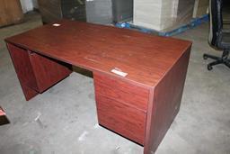 31. Furniture Wooden office table with 2 drawers