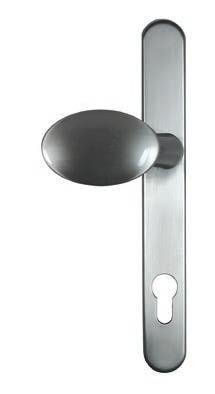 Lever/Pad split spindle handle.