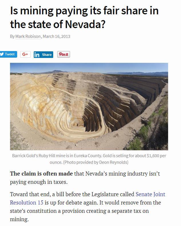 Perception Mining Does Not Pay Its Fair Share in Nevada Reality 1.