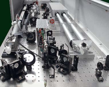 527 nm laser system during development stage 30 J