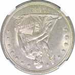 Satiny white luster and sharply struck with just a tiny touch of light golden toning........ #226082 $695.00 Bust Dollars 1795. PCGS. F-12. Flowing Hair. 3 Leaves.