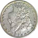 Blast white and very flashy with deep mirrors and frosted devices................. #231751 $450.00 1888-O. PCGS. MS-66+. CAC. Tied for the finest graded at PCGS plus CAC approved.