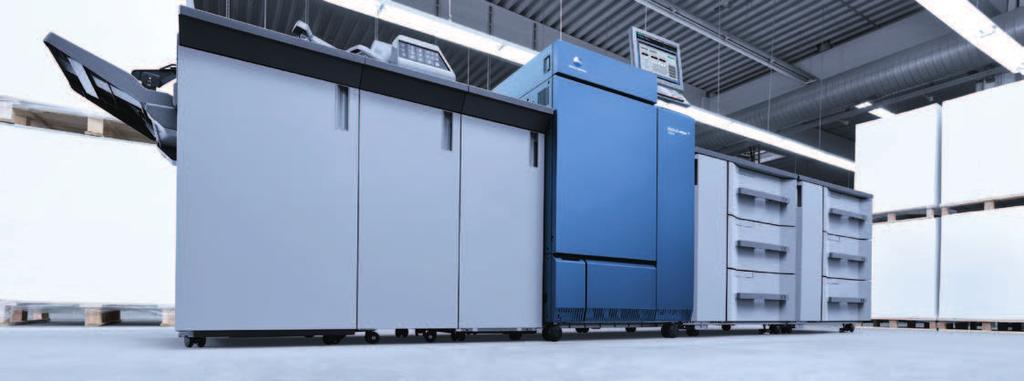 bizhub PRESS C1085/C1100 DATASHEET Colour SRA3+ digital press Up to 5,192 pages per hour To build up business by completing a wider range of high-volume jobs more eiciently in the fast-growing