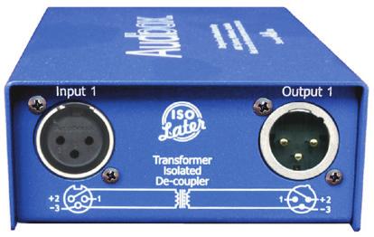 AudiBox Series ISO ISO Later Transformer, De-Coupler, passive CHF 180.