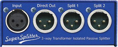-- Super Splitter Transformer isolated 1 input to 3 outputs