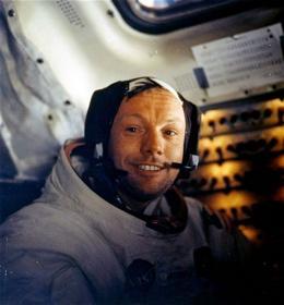 Neil Armstrong, 1st man on the moon, dies at 82 (Update) 25 August 2012, by LISA CORNWELL This July 20, 1969 file photo provided by NASA shows Neil Armstrong.