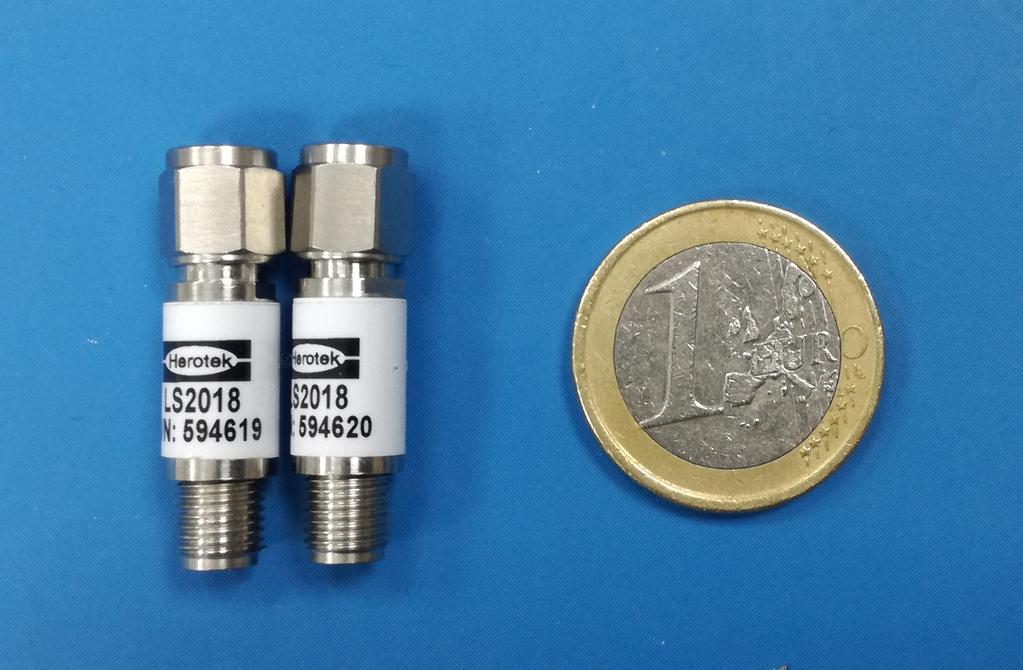 Figure 1: The two Heterotek s PIN diode limiter, model LS2018 (serial numbers 594619 and 594620).