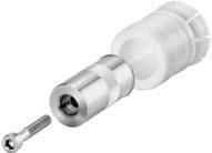 Tapered shafts are used for high-precision direct coupling to direct devices.