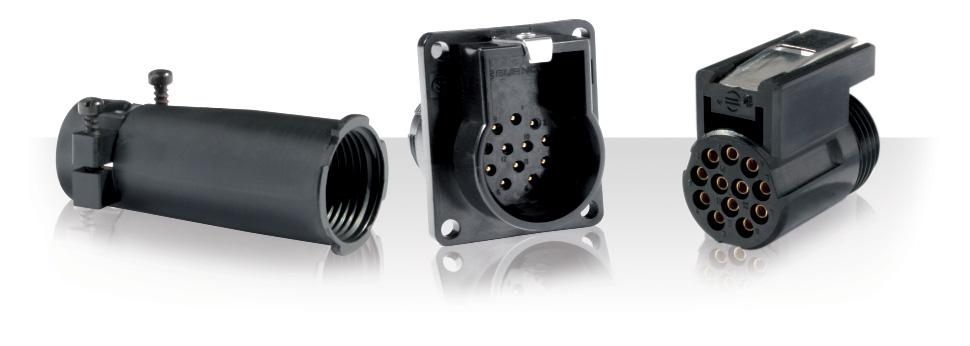 MBG Series Connectors OR OR WITH Specifications Contacts number* Part number Plug Panel mounting receptacle For female s For male s For male s For female s Strain relief 4 MBG4P1 MBG4P11 MBG4R1