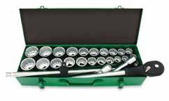 00 incl GST TCAC0702 (RED) /4 Drive Socket Set With Reversible Ratchet Handle with Quick Release 29 piece /4 drive Metric 4-4mm (satin finish)