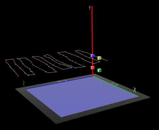 exact position was calculated by the 3D positioning