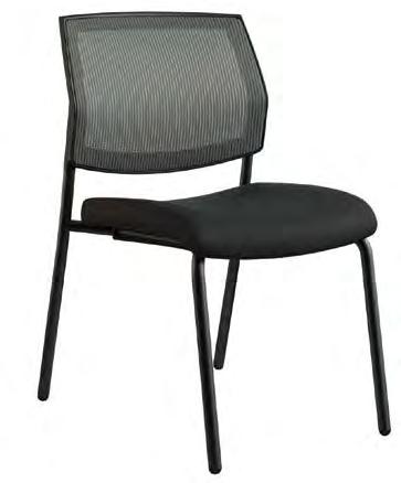 GOOD :: $352 Upholstered seat, standard multi-surface glides, armless, grade 1 textile.
