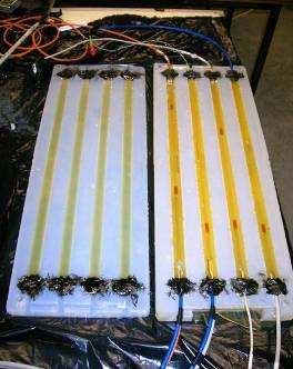 2). The results of an electric temperature sensor are also referred in order to follow the resin curing process [4]. Fig. 2.