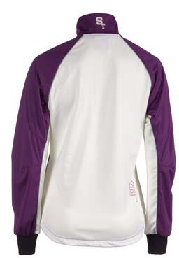 Exercise jacket wo s (purple and black) Main fabric: