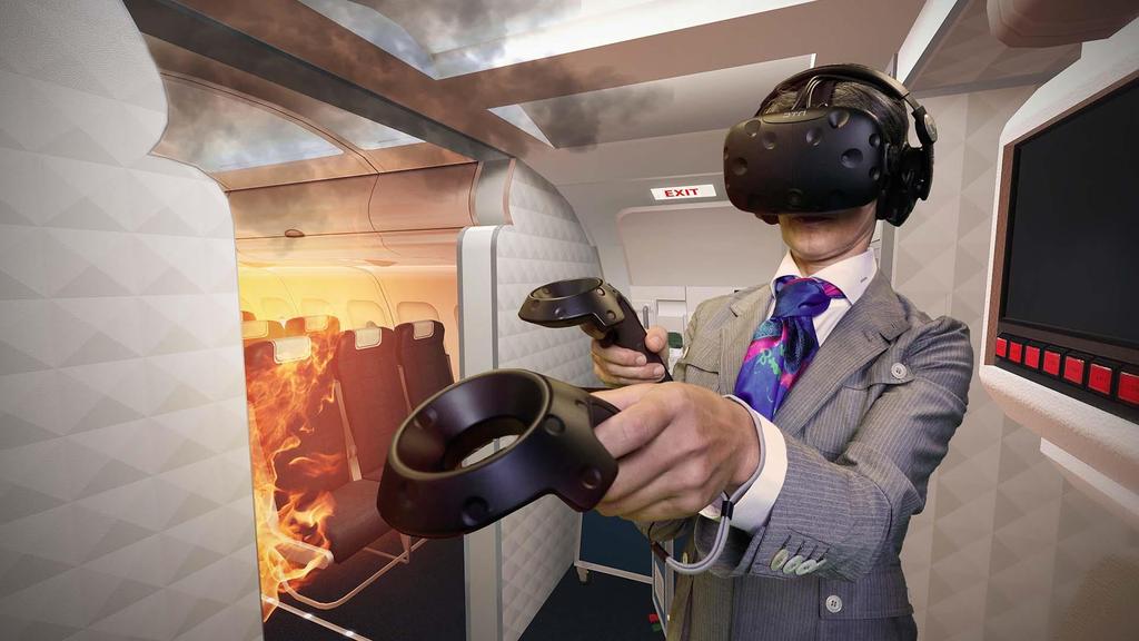 A well-designed VR training system must: vividly simulate any type of normal or emergency scenario with any lowcost VR headset Maximize: realism