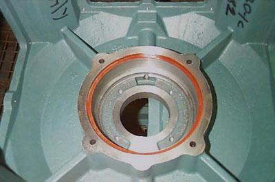 the currents that might flow from the stator core through the motor bearings and shaft into the driven equipment due to poor high frequency ground paths for common mode current produced by the