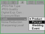 Setting up Cards, Folders, and Files Look Look applies a tone scale adjustment to JPEG images and tags Raw images for adjustment in the DCS Photo Desk software.