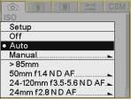 Choose Lens Optimization from the Capture menu. 2. Choose Auto. 3.