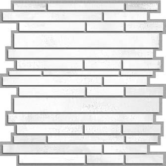Random bricks Arctic White lappato finish code: