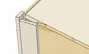 of Skirting at bottom. Nail secure with 6-1 1/4 nails. Complete both sides.