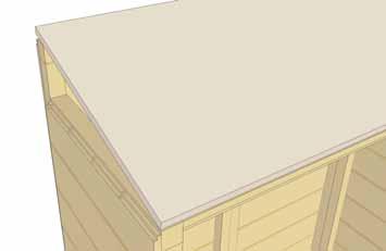 Plywood Roof (F) 1 1/4 screws 11.