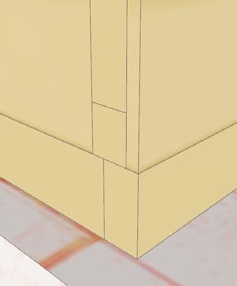 Angled Side Panel Optional - Caulking seams will