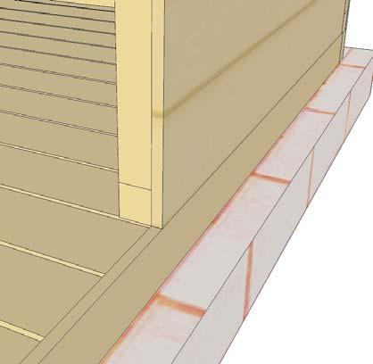 Important: Align Wall Siding Flush with Floor