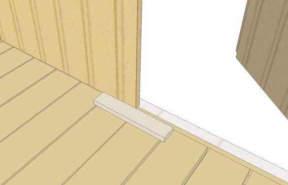 To align correctly, close Doors in best close Door position. Mark and attach.
