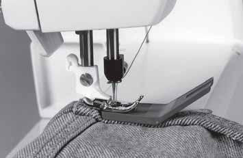 Use the side that suits the thickness of the seam best.
