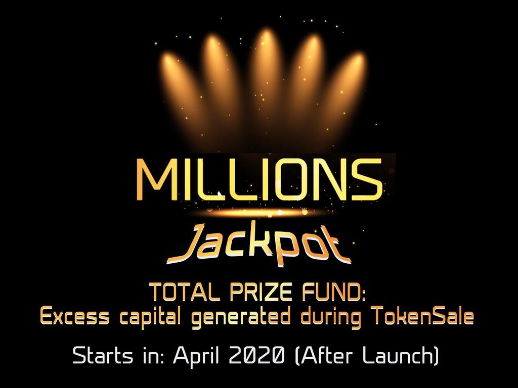 9-2. MoneyBall MILLIONS MoneyBall MILLIONS is a lottery game that is limited to holders of MOB tokens issued during the token sale.