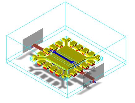 PCB vias from QFN to ground Microstrip