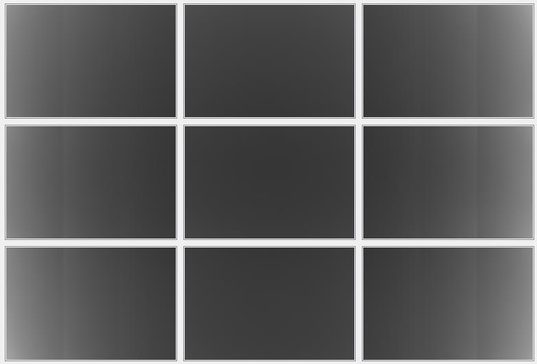 Calibration of Vignetting for Aperture Setting 4 Graphical Overview of Pan Sensor Gain Values: 00_00 01_00 00_01 02_00 03_00 02_01 00_02 01_01 00_03 Graphical Overview of