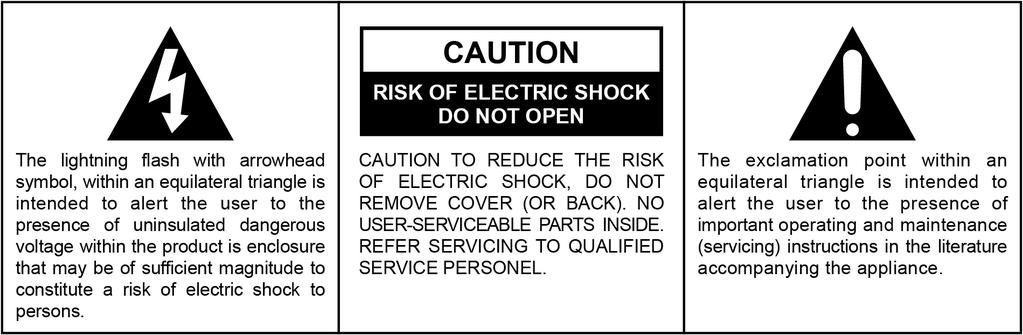 WARNING TO PREVENT FIRE OR SHOCK HAZARD, DO NOT USE THIS PLUG WITH AN EXTENSION CORD, RECEPTACLE OR OTHER OUTLET UNLESS THE BLADES CAN BE FULLY INSERTED TO PREVENT BLADE EXPOSURE.