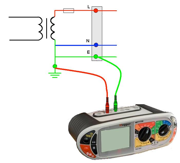 5.2 Making a CONTINUITY measurement.1 Set the Primary (Left) range knob to range. (The position of the right hand rotary range knob must not be in the position).