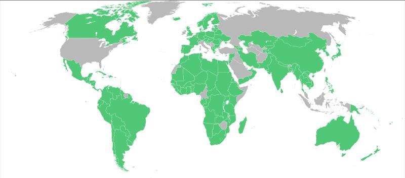 State parties to the Stockholm Convention as of May 2009.