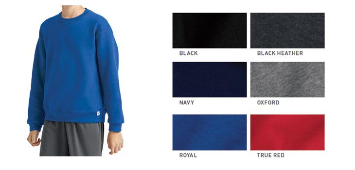 3oz Fabric: 50% Cotton/ 50% Polyester fleece pre-shrunk Available Sizes: S - 4XL Men's 26.00 18.