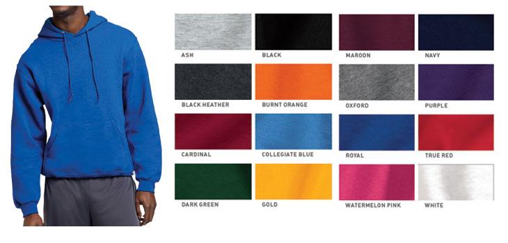 3oz Fabric: 50% Cotton/ 50% Polyester fleece pre-shrunk Available Sizes: YS - YXL Youth 21.00 14.