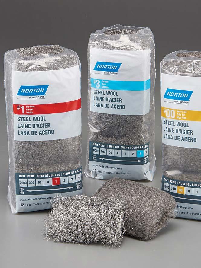 STEEL WOOL STEEL WOOL Eight Grades Infinite Possibilities Norton Steel Wool is the perfect all-purpose choice for professional contractors and do-it yourselfers.