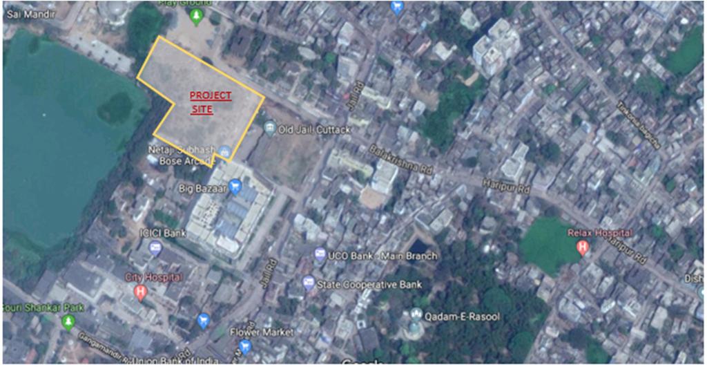 3. Development of Commercial Complex at Old Jail Complex, Dargah Bazar, Cuttack through PPP mode. Area in Acres 1.