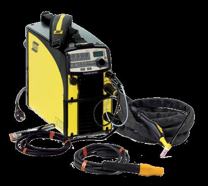 TIG AC/DC WELDING All sensetive electronic components in the machine are protected from ingress of dust and water. Caddy complies with the requirements for use outdoors.